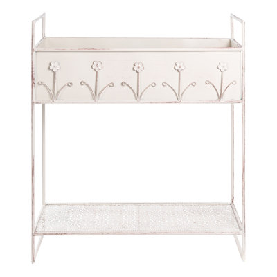 Plant Stand LUPINE 62 cm Metal Beige