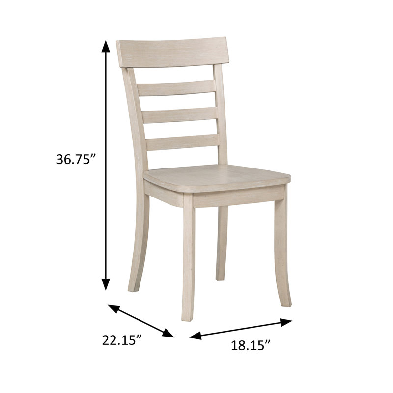 Chaise d'appoint de ferme 18,15 po, lin