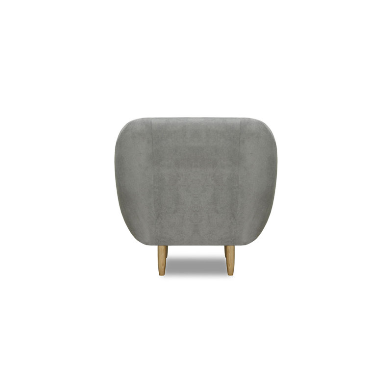 Cabrales Upholstered Armchair, Grey
