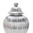 Gaida Luxury Metallic Gilded Stripe Decorative Urn – Small & Large-708058678-708058676