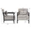 DreamChairs 32.68" W x 25.98" D x 28.74" H Corduroy Solid Wood Frame Storage Accent Chair-129884072