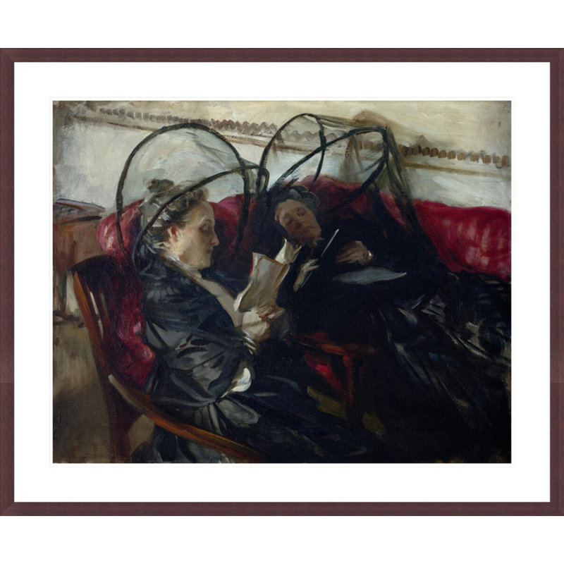 «Mosquito Nets» par John Singer Sargent, impression giclée sur cadre, H 33,5 po x l 40,36 po