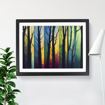 Mesmerising Abstract Forest - Single Picture Frame Painting