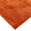 Natonia Shiny Shaggy Orange Area Rug-1157629011