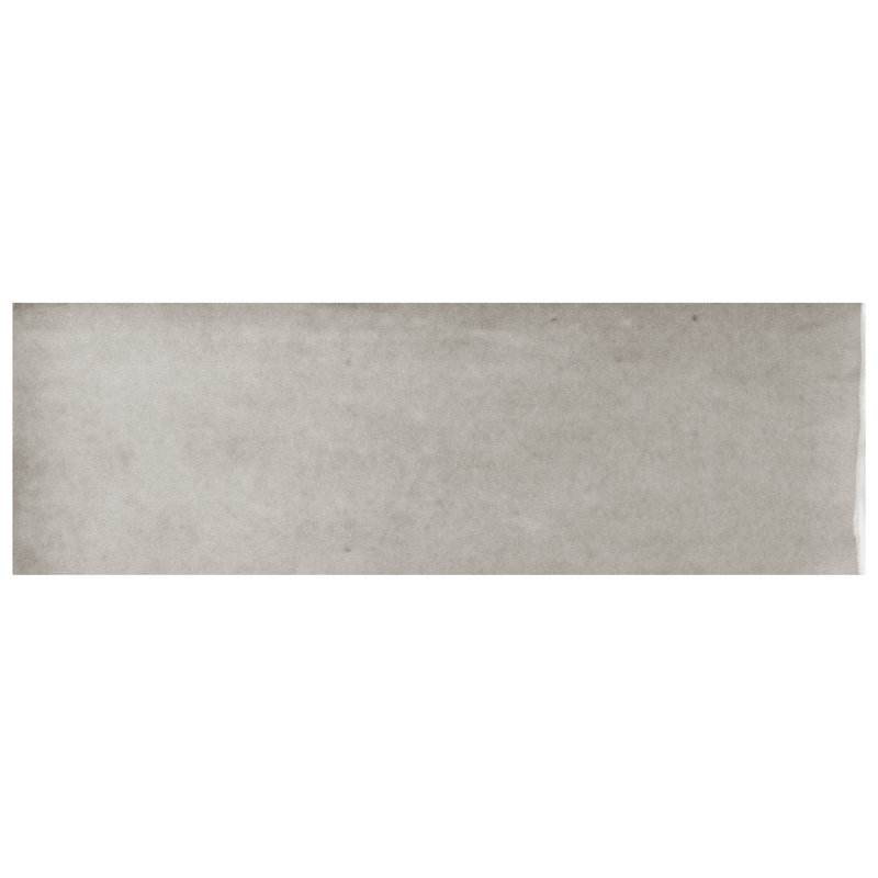 Coco 2" x 6" Porcelain Subway Wall Tile, Amber Gray