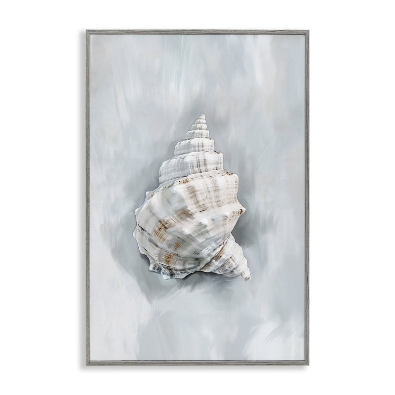Conch Seashell Mirage, estampe numérique, design par Ramona Murdock, Estampe numérique Farmhouse, H 24 po x l 16 po