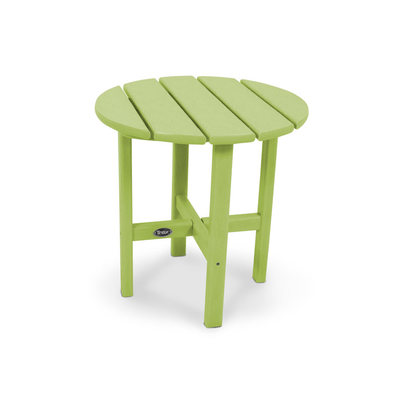 Table d'appoint ronde POLYWOOD 18 po Cape Cod, Limette