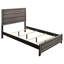 Ensemble de chambre à coucher avec commode, table de chevet, miroir, chêne gris 4 pièces Mela-109212900-132208216