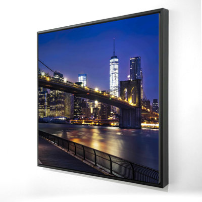 «City At Night» sur toile