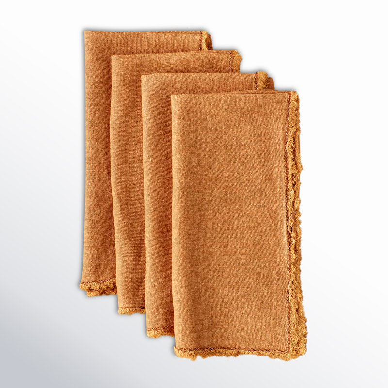 Zadia Linen Napkin, Terracotta