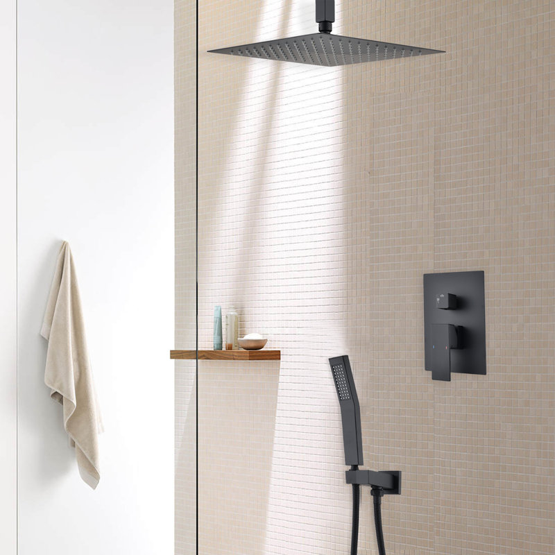 Ensemble de système de douche au plafond 10 pouces avec douche à main