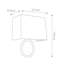 Morgandale Steel Flush Mounted Sconce