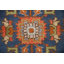 Tapis bleu traditionnel indien 3x5