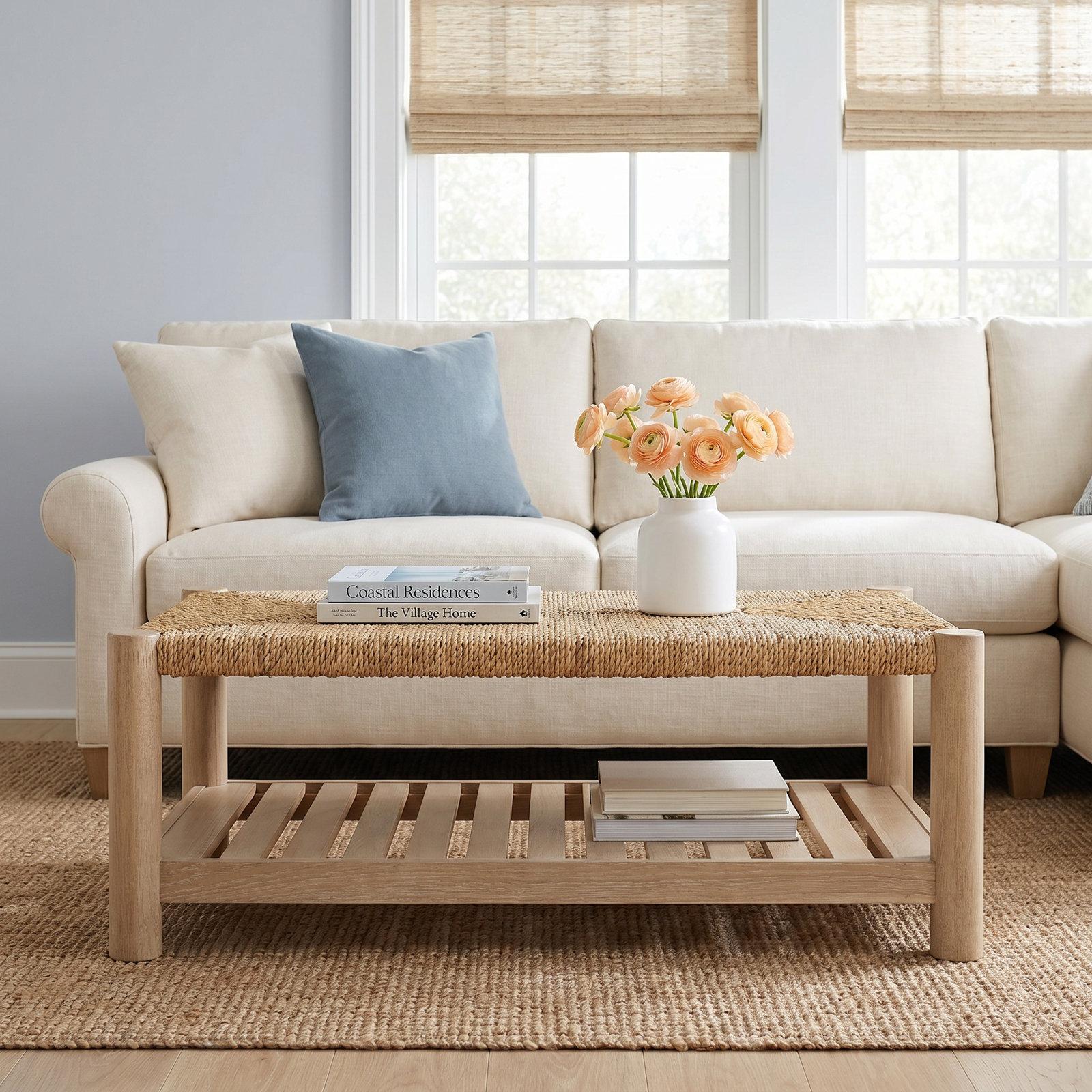 Lana 42" Woven Cocktail Table