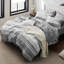 Ensemble d'édredon 7 pièces, ensemble de literie pour lit réversible, lit teinté dans un sac avec édredon, draps, taies d'oreiller et taies décoratives-100776147-102210874