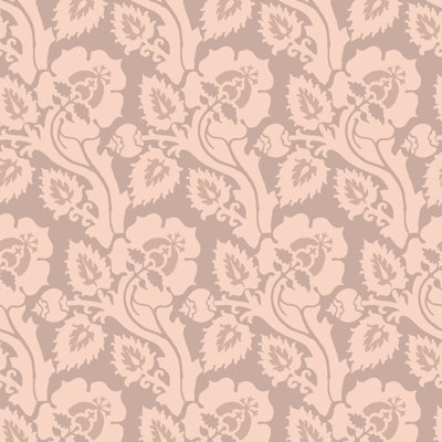 Paisley Briar - Papier peint botanique Rosy Peach