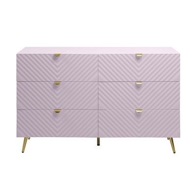 Commode double 6 tiroirs Earven