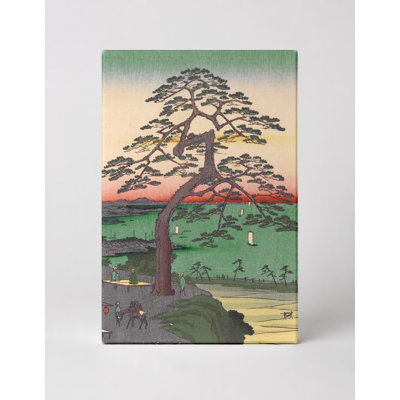 Atake with a Sudden Shower (1857) — Portrait Canvas Wall Art
