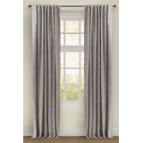 Marina Cotton Blend Solid Room Darkening Thermal Rod Pocket Curtain Panels