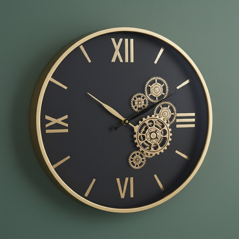 Exeter Metal Wall Clock