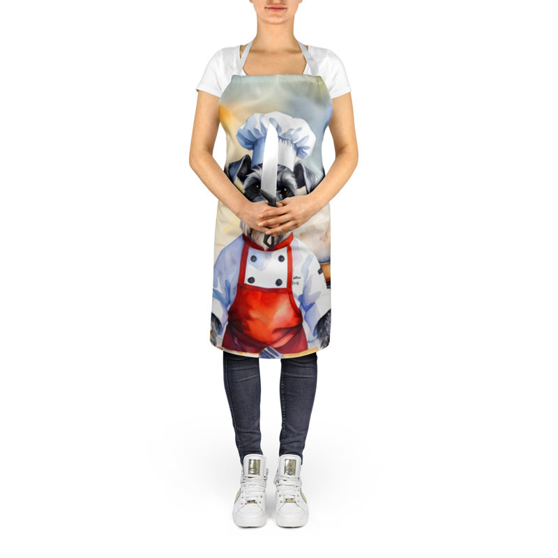 No Pattern Bib Apron