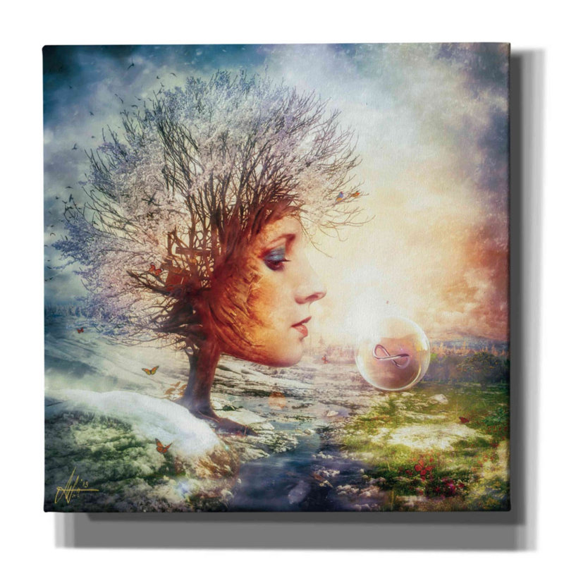 «Treasure» par Mario Sanchez Nevado, reproduction d'art graphique sur toile, H 18 po x l 18 po