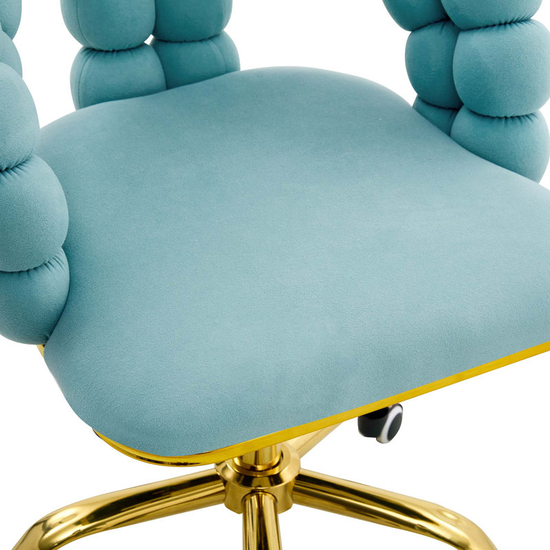 Chaise de bureau Puffy, Sarcelle