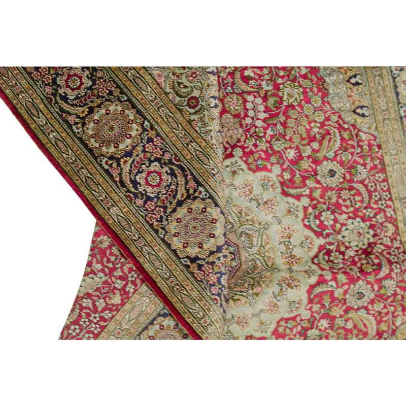 Hand Woven Silk Oriental Area Rug