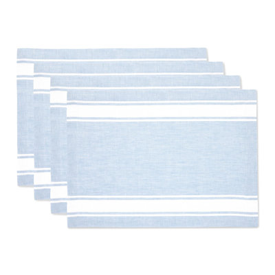 Country Stripe - 100% Pure Linen Placemats
