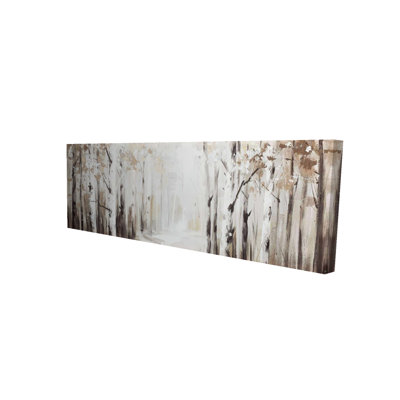 Forêt d'hiver - Toile moderne pour la maison | Art saisonnier