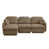 Chenille café clair