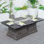 Shuff 26.5" H x 70.7" W Aluminum Propane Outdoor Fire Pit Table
