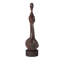 Sculpture silhouette yoga gris abstrait