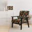 Tropical Greens Warm Earth Tones - Fauteuil rembourré côtier, fauteuil d'appoint vert