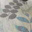 Tapis floral ivoire / bleu clair Leeming-874276773