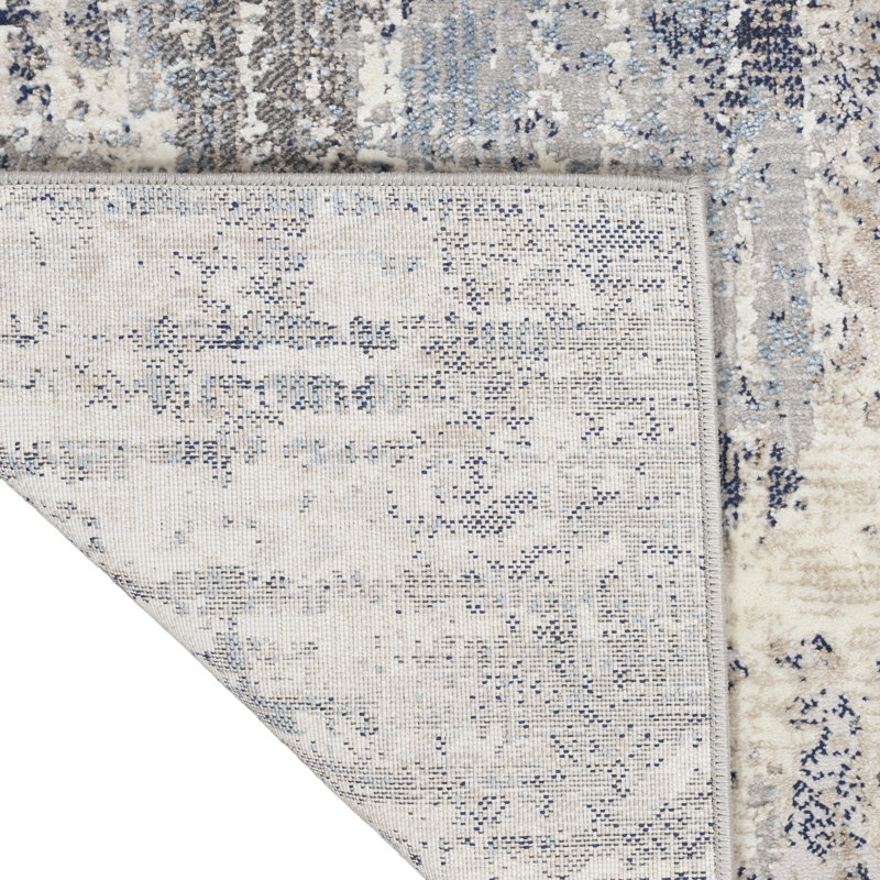Abstract Indoor / Outdoor Rug, Rectangle 6' x 9'
