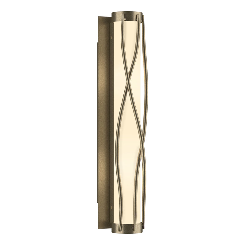 Twine 1 - Light Dimmable Flush Mounted Sconce, Soft Gold