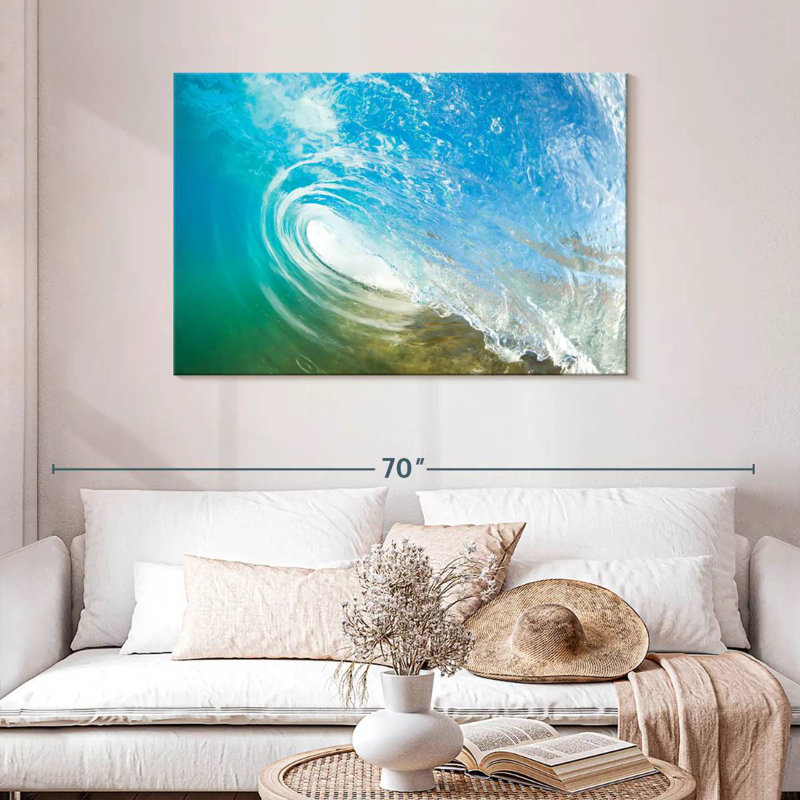Gillard Clear Ocean Wave, H 30 po x l 45 po