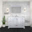 Meuble-lavabo simple l 48 po x P 22 po et miroir 46 po-315327835