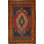 Wool Oriental Area Rug in Red/Blue