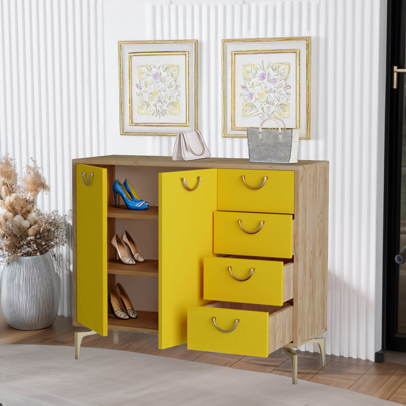 16 Pair Shoe Storage Cabinet