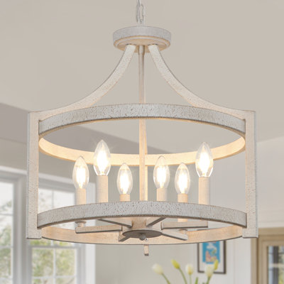 Lustre géométrique à 6 lumières Carrianna