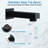 9" Wall Mounted 3 Functions Complete Shower System With 3 Spray Handheld Shower