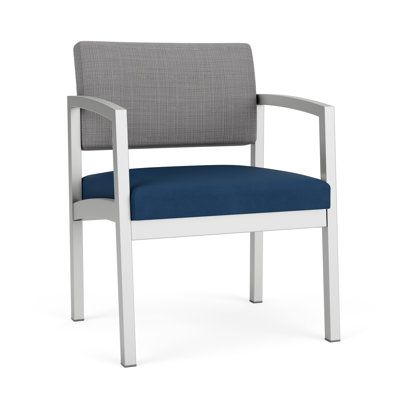Lenox Steel Waiting Reception Oversized Guest Chair Metal Frame