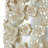 Cream Ceramic Floral 3D Decorative Vase with Iridescent Glaze, 9" x 9" x 17"