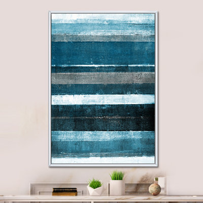 Art moderne gris et bleu II 2FL47788