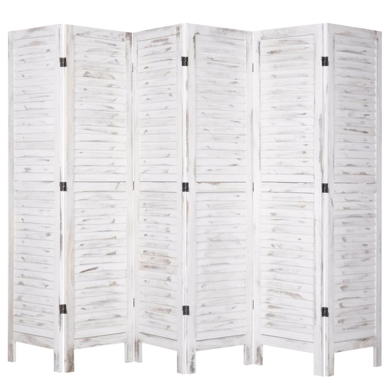 Solid Wood Room Divider, 6