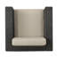 Chaise d'extérieur pivotante avec coussins-1732944807
