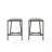 Ellery Upholstered Counter Stool with Metal Frame-537468078