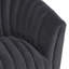 Fauteuil demi-tonneau pivotant de 32,9 po de largeur-1405199351
